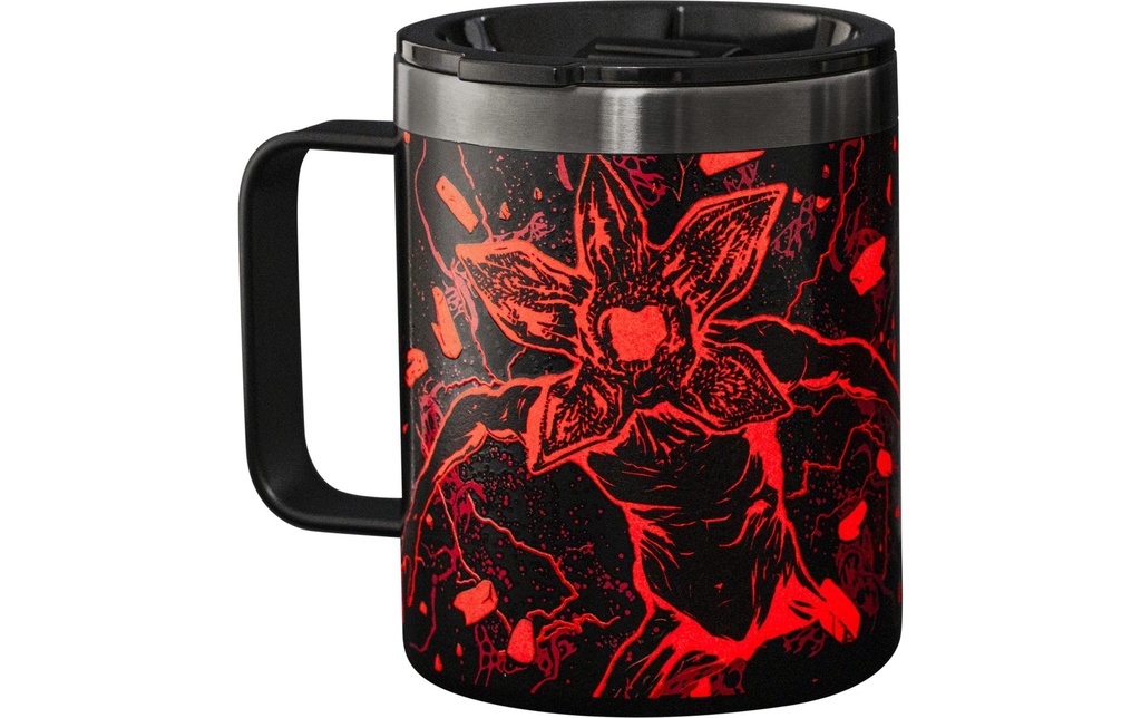 Bialetti Tasse Stranger Things, 420 ml, noir / rouge