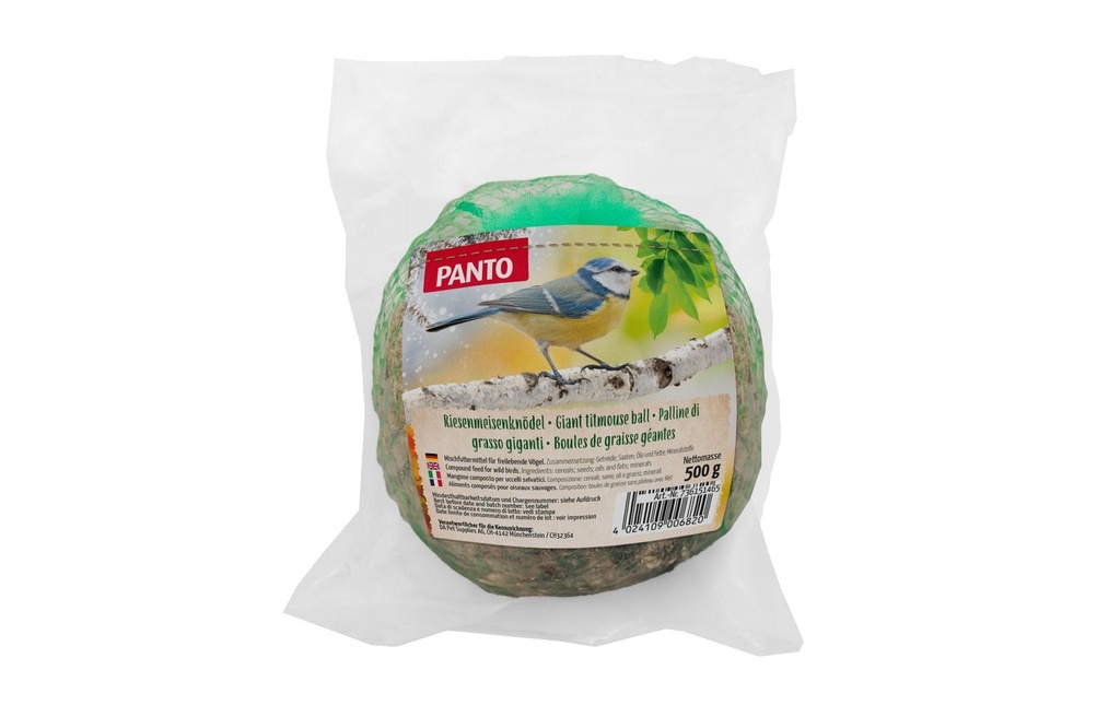 Panto Nourriture pour oiseaux Boulettes géantes pour mésanges 1 pièce