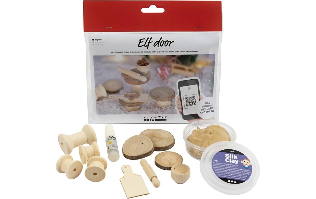 Creativ Company Mini ustensiles Porte des elfes / porte des lutins Scène Cuire
