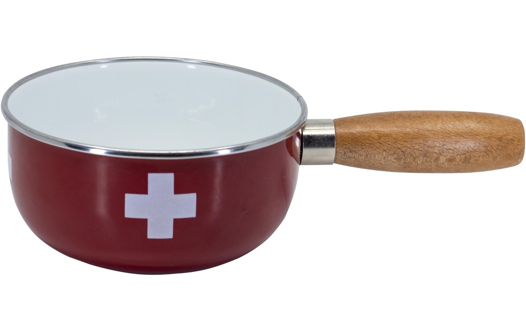 Nouvel Caquelon à fondue Swiss Cross Ø 16 cm, Rouge