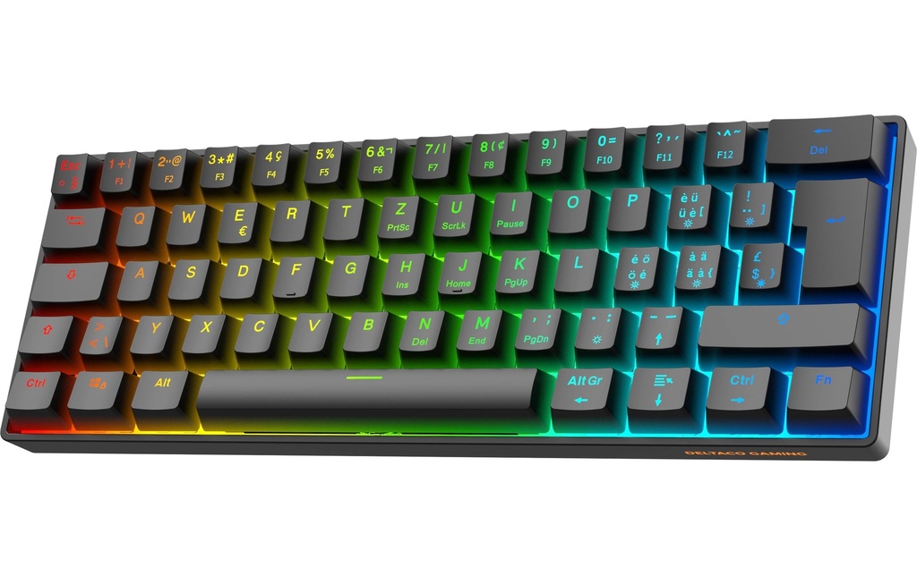 DELTACO Clavier de gaming GAM-175-C Hot-Swap Noir