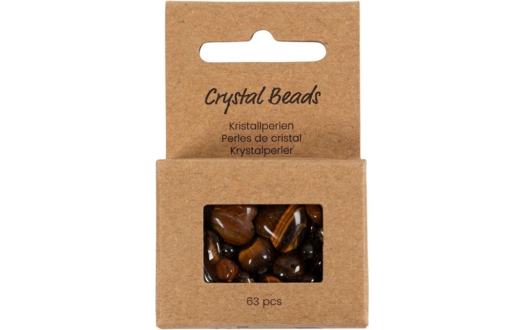 Creativ Company Kits de perles Perles de cristal Brun, 7-12 mm