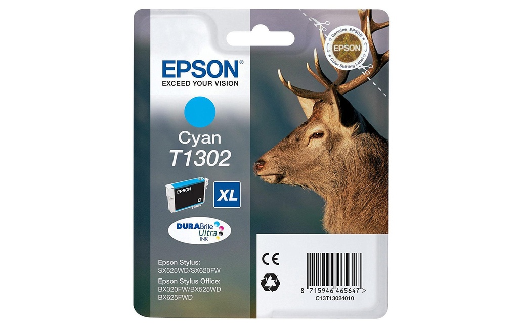 EPSON Epson cart.encre T1302 cyan