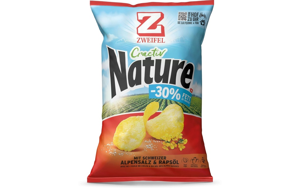 Zweifel Chips Cractiv Nature 160 g