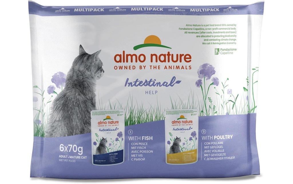 Almo Nature Alimentation humide Intestinal Help Multipack 6 x 70 g