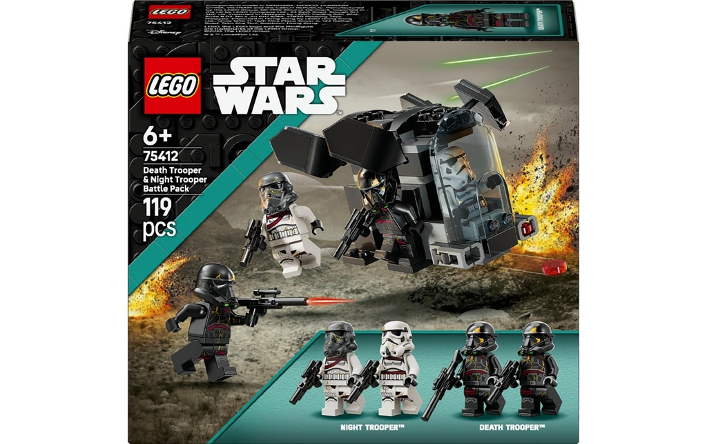 LEGO® Star Wars Pack de bataille des Troupes de la mort et des Troupes de la nuit 75412