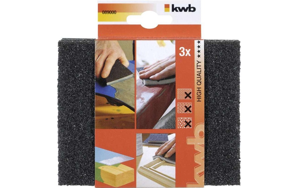 kwb Éponge abrasive trié