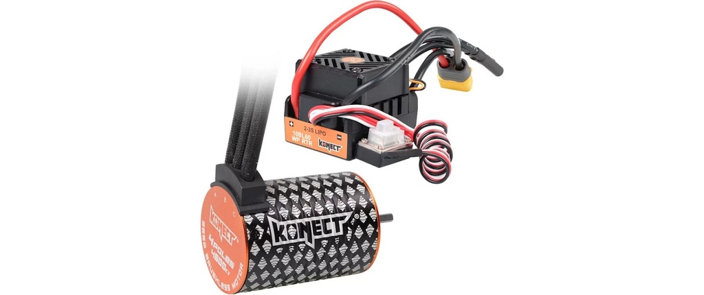 Konect Kits d’entraînement sans brosse 4600Kv 60Amp WP moteur 4P 3650SL