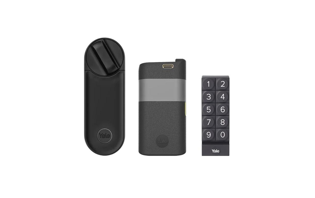 Yale Linus L2 Smart Lock Noir Kit Clavier + pack de piles