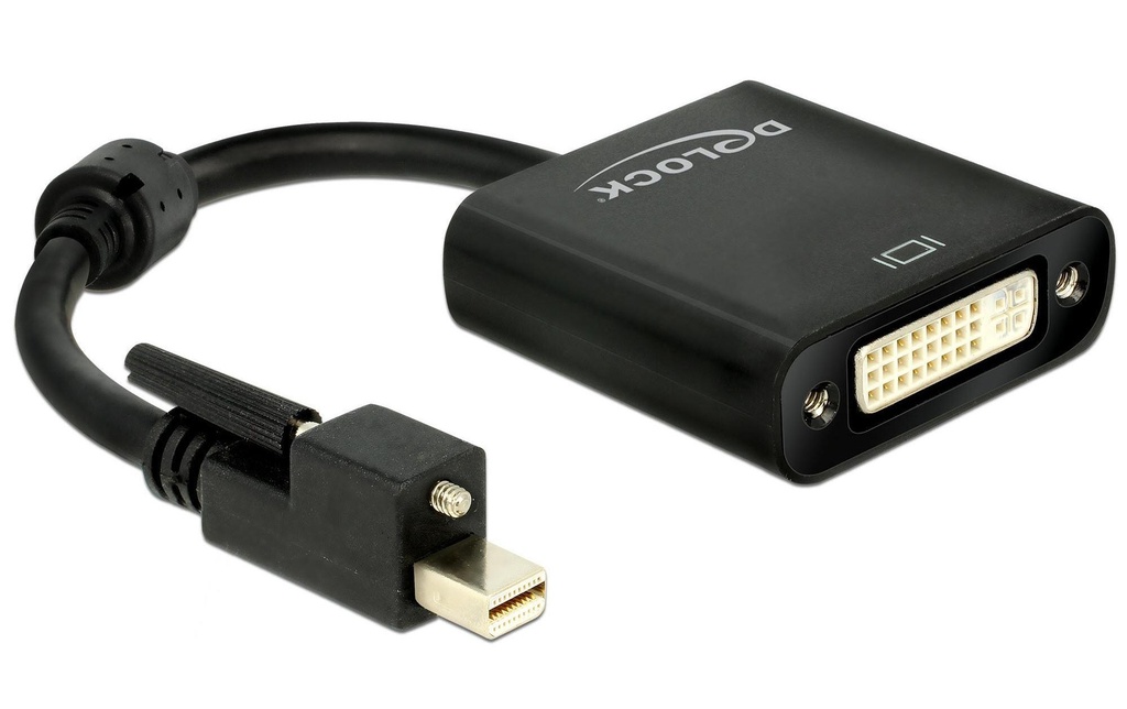 Delock Adaptateur Mini-DisplayPort – dVI, 4K, actif, vissable