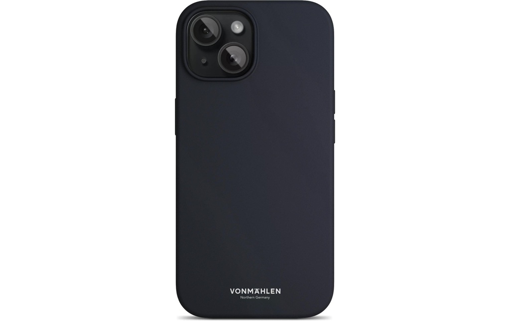 Vonmählen Coque arrière Eco Silicone iPhone 15 Plus Navy