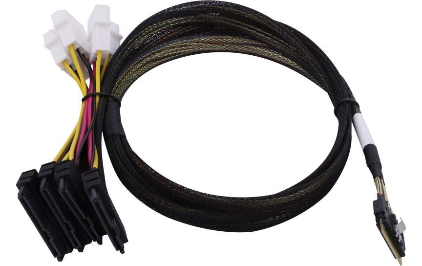 Adaptec Câble Slim-SAS ACK-I-SlimSASx8-4SFF-8639x2-U.3-0.8M 80 cm