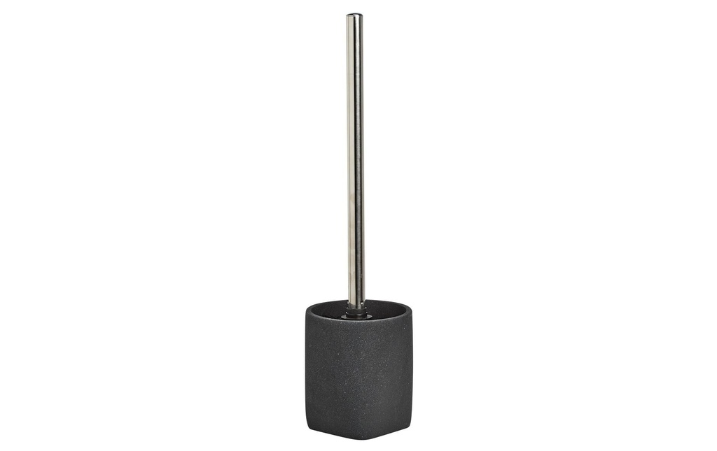 Zeller Present Brosse à toilettes Dark Stone Noir