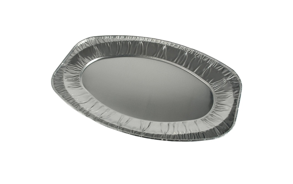 Papstar Assiette de service jetable Aluminium 43 x 29 cm 3 pièces