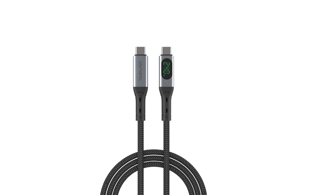 4smarts Câble USB4 DigitCord Enterprise 240W USB-C - USB-C 1.5 m