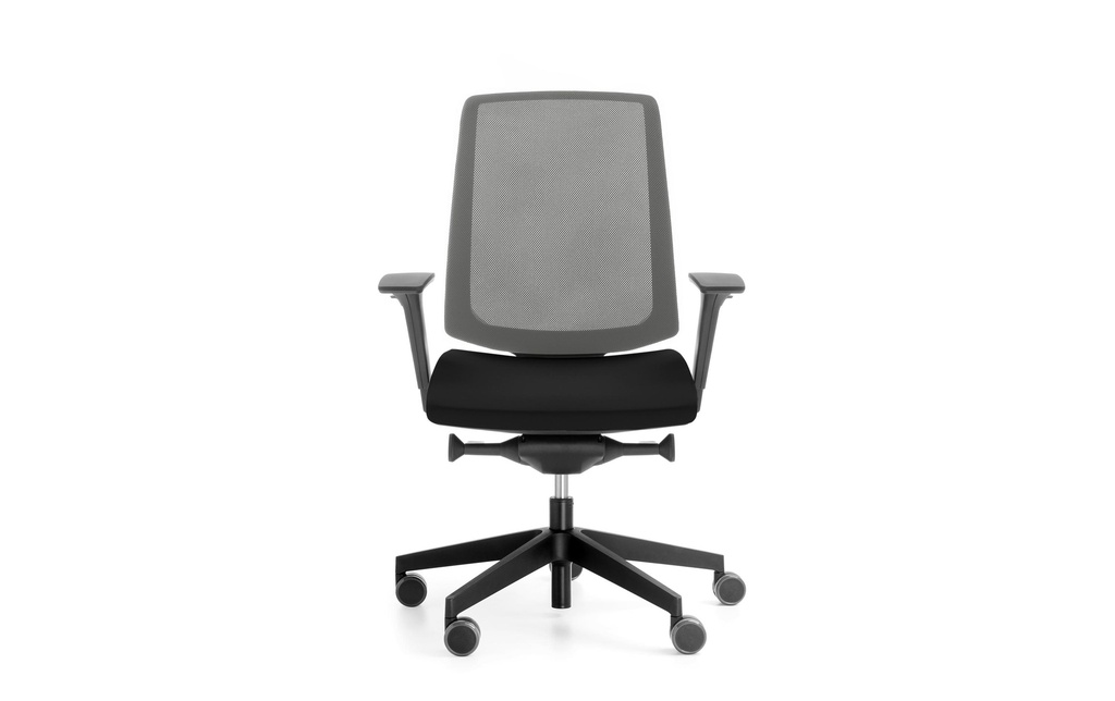 Profim Chaise de bureau LightUp 250S avec dossier en maille Gris foncé