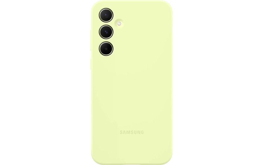 Samsung Coque arrière Silicone Galaxy A55 5G Lime