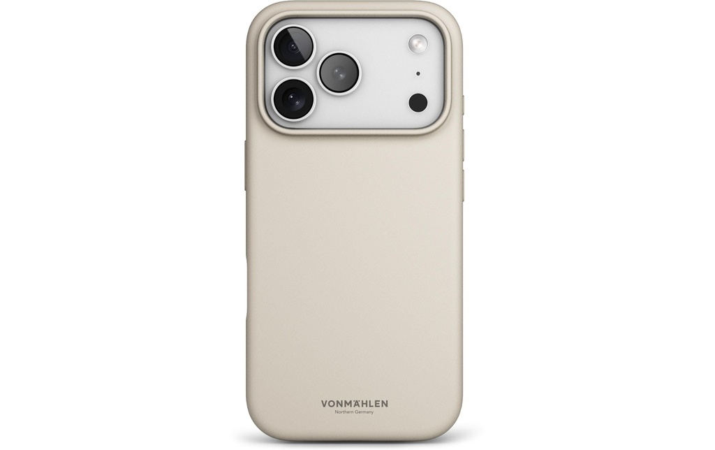 Vonmählen Coque arrière Soft Silicone iPhone 17 Pro Max Cream