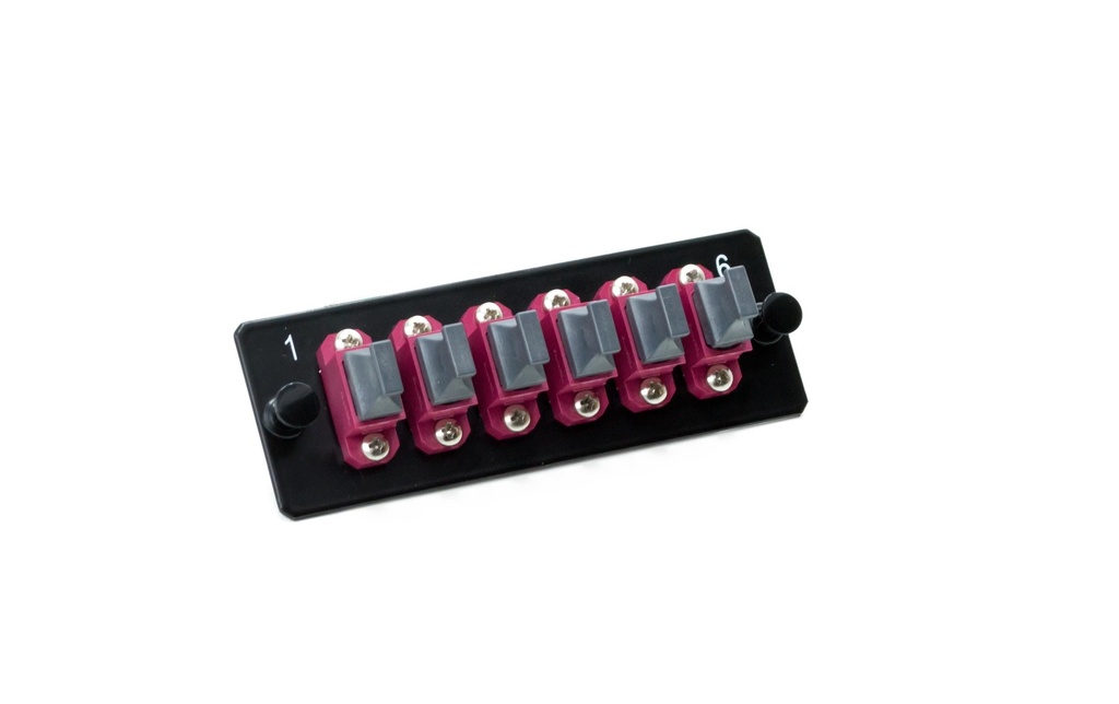 Lightwin Plaque frontale MTPC 6MTP OM4 magenta