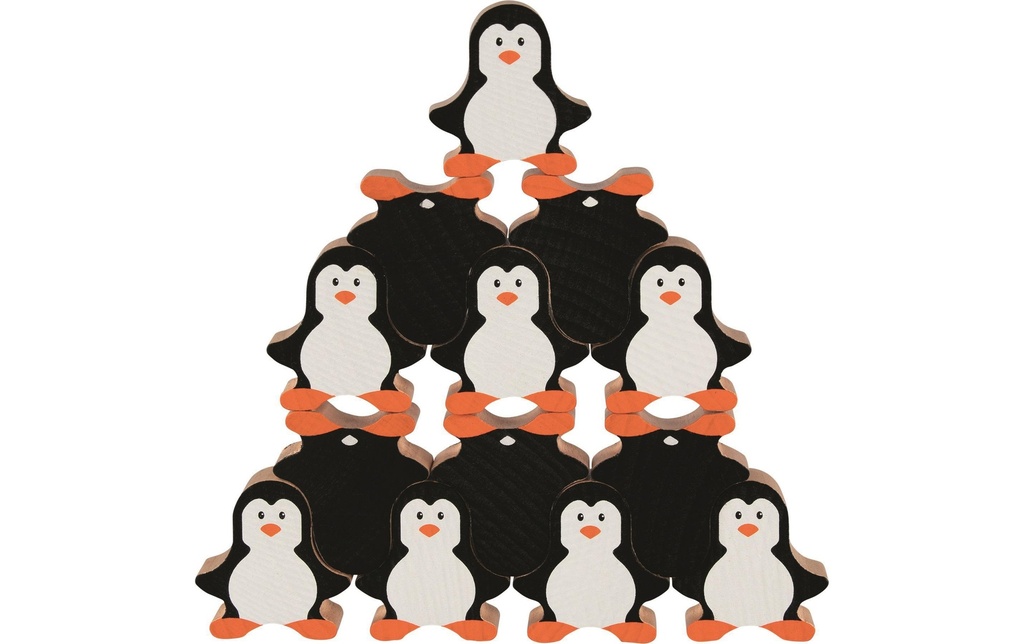 Goki Jouet empilable Empilage des figurines pingouins
