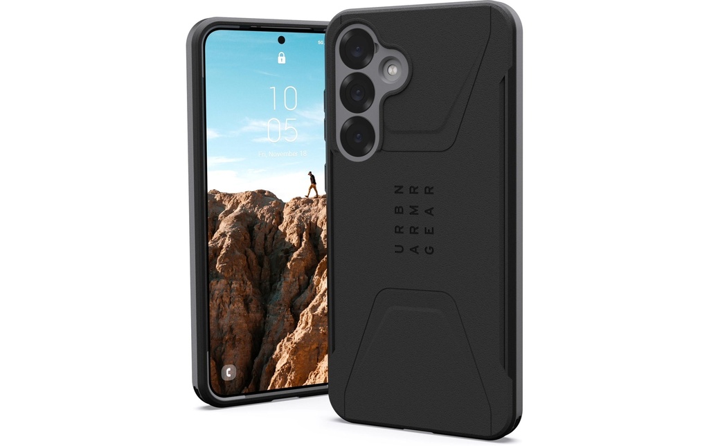 UAG Coque arrière Civilian Galaxy S25+ Black