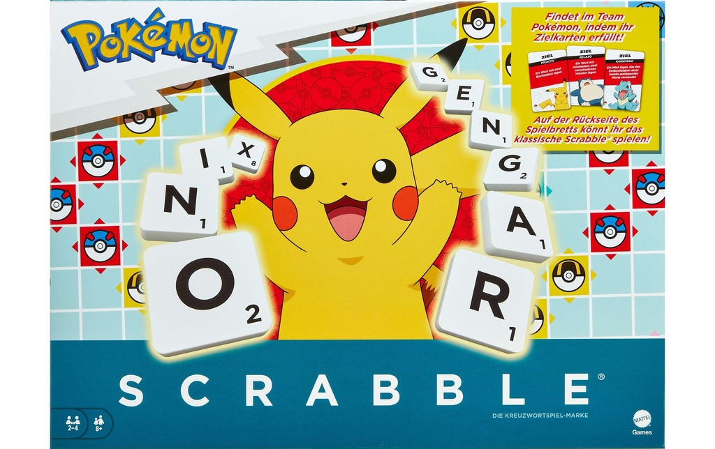 Mattel Spiele Scrabble Pokemon -FR-