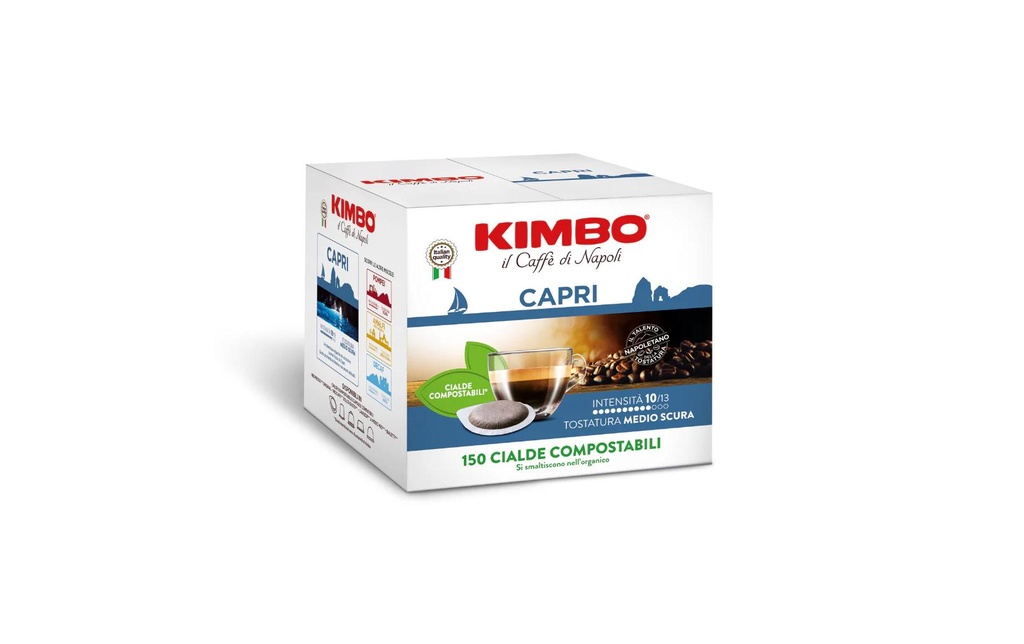 Kimbo Dosettes de café Capri 150 pièces