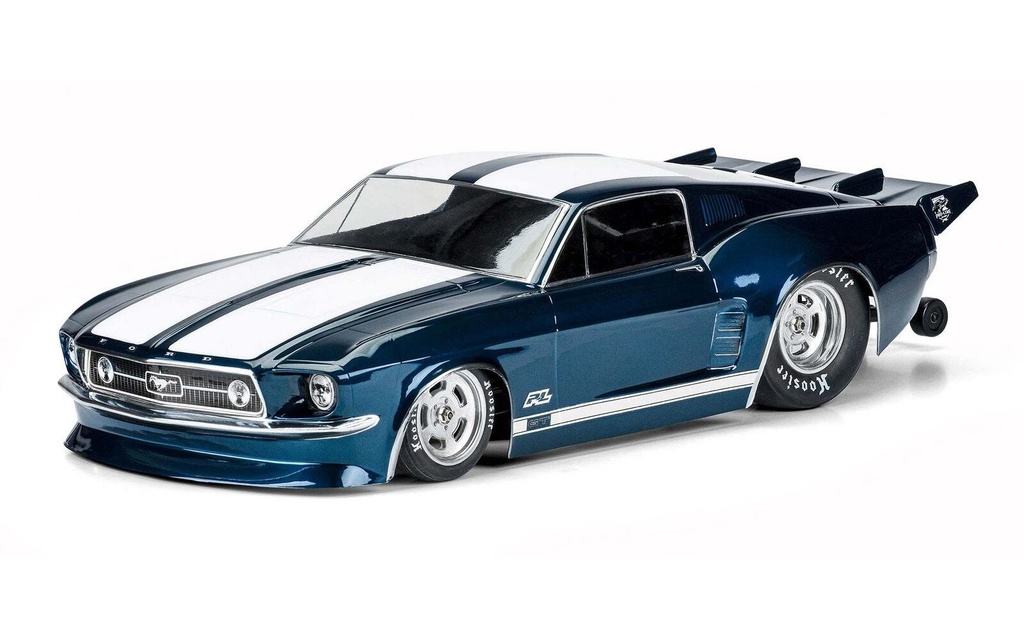 Proline Carrosserie Ford Mustang 1967 Drag non peint, 1:10