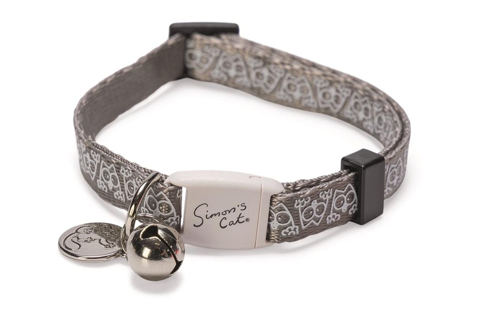 Simon's Cat Collier pour chat Gris