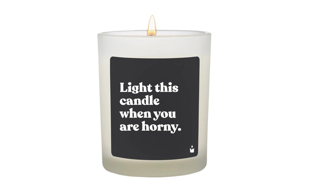 ChattyCandles Bougie parfumée Light this candle when you are horny 6.7 x 8 cm