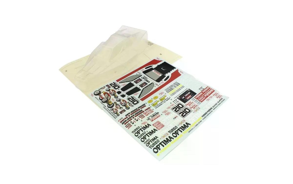 Kyosho Carrosserie Turbo Optima Buggy non peint, 1:10