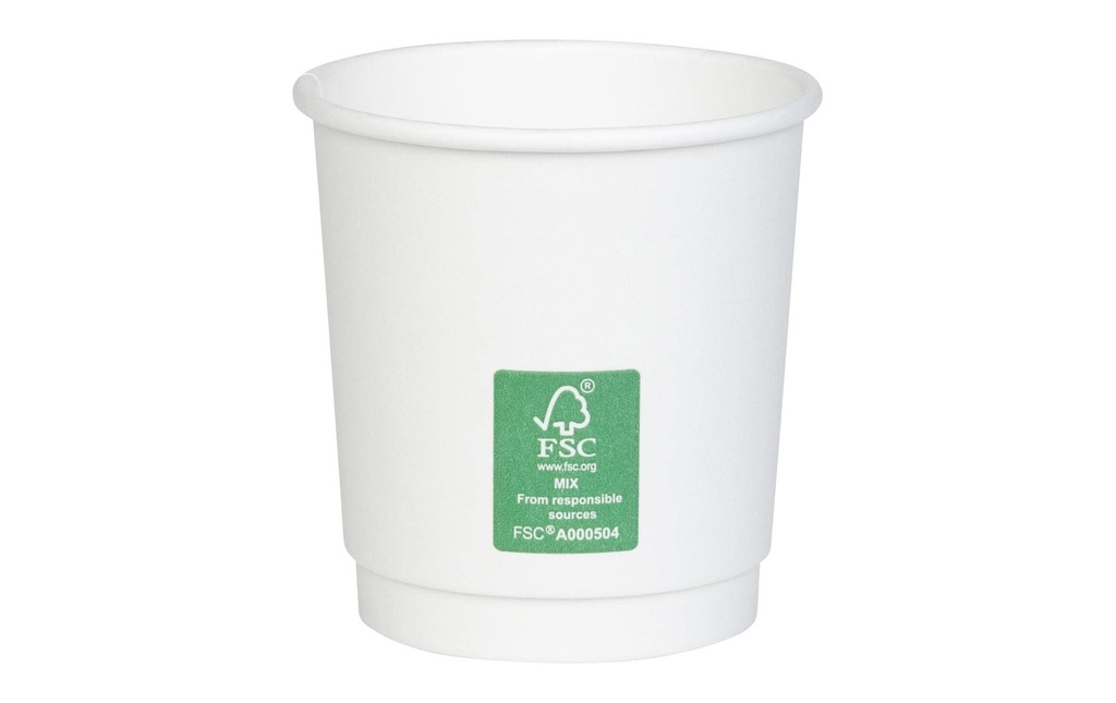 FURBER Tasses à café jetables 120 ml, 50 pièces