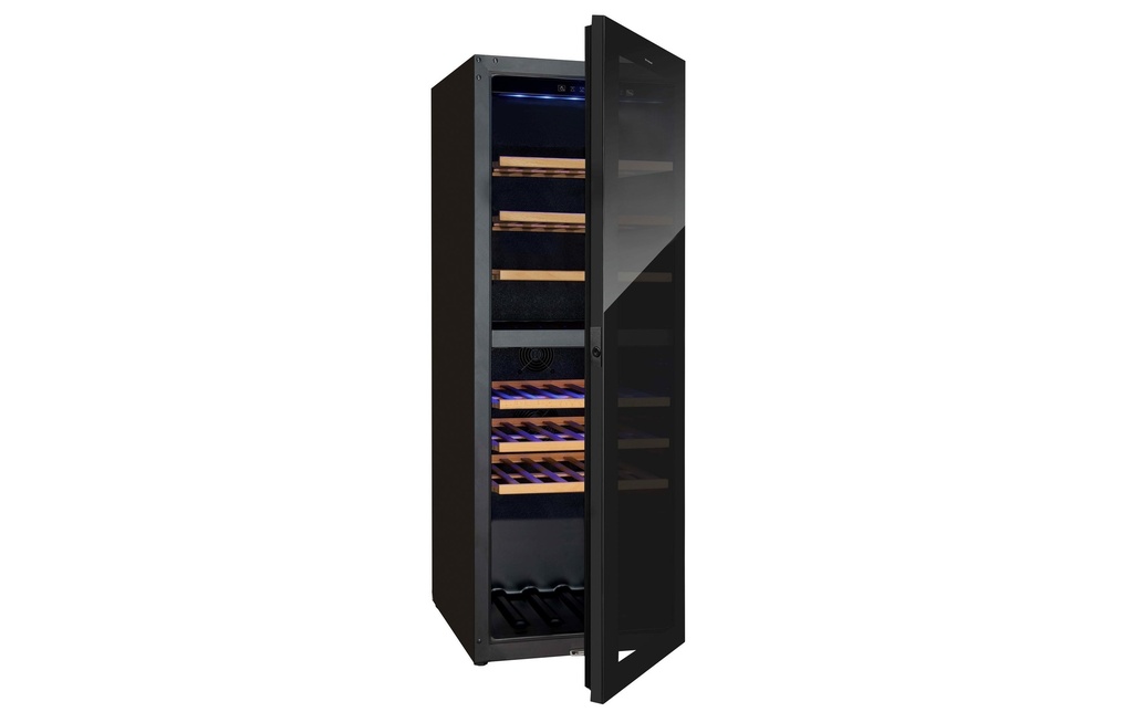 Trisa Armoire de mise en température pour le vin 7744.6845 Noir, Droite