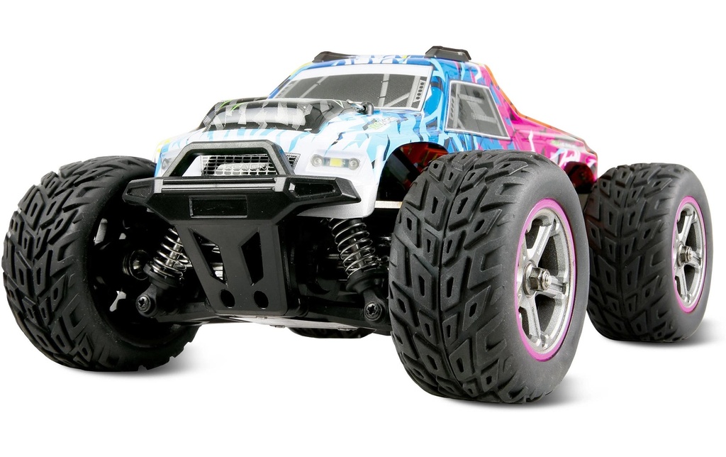 Amewi Monster Truck MAX20 1:20 RTR bleu/rose