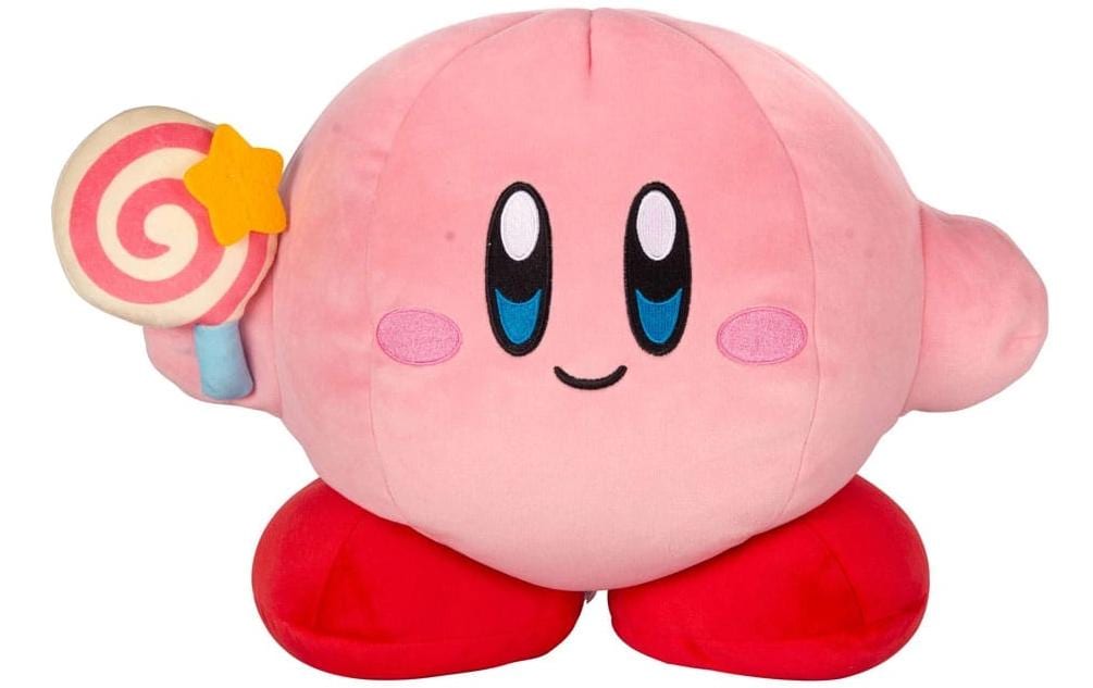 Tomy Peluche Kirby Mocchi-Mocchi Kirby avec bâton magique