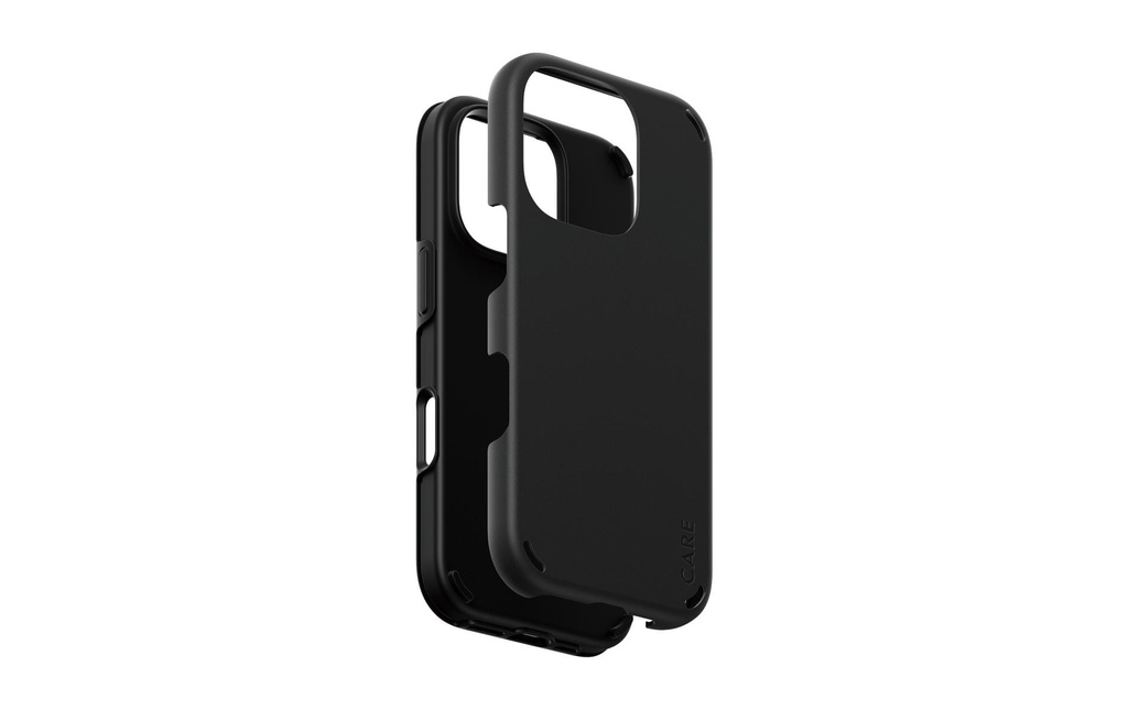 CARE Coque arrière Feature Double Defense iPhone 16 Pro Noir