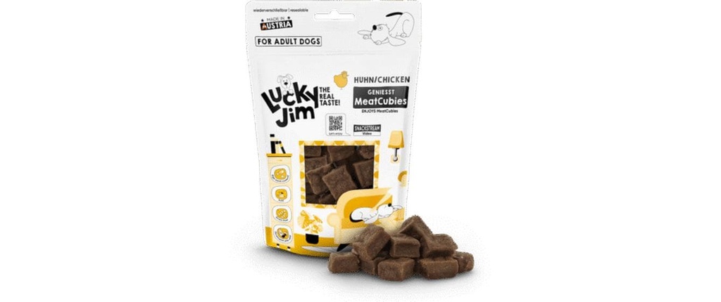 Lucky Jim Friandise MeatCubies au poulet 70 g