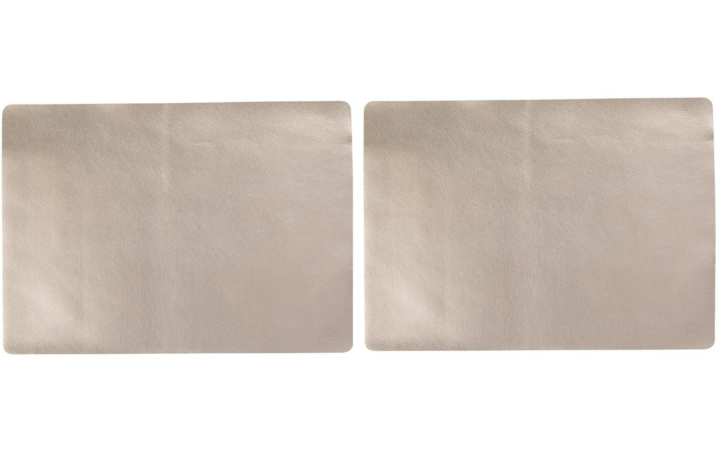 Pichler Set de table Pearl 33 cm x 46 cm, 2 pièces Doré