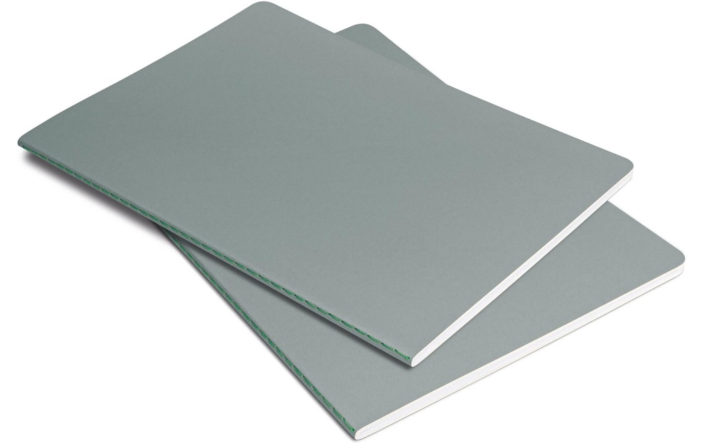 Sigel Bloc-notes Linescape NEO 2 pcs. A5, À lignes, Gris clair