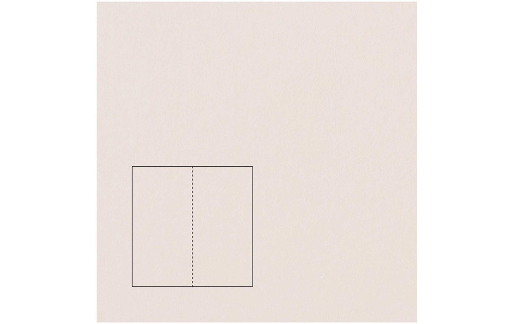 Rico Design Paper Poetry Essentials DL Carte à volet A6, sable