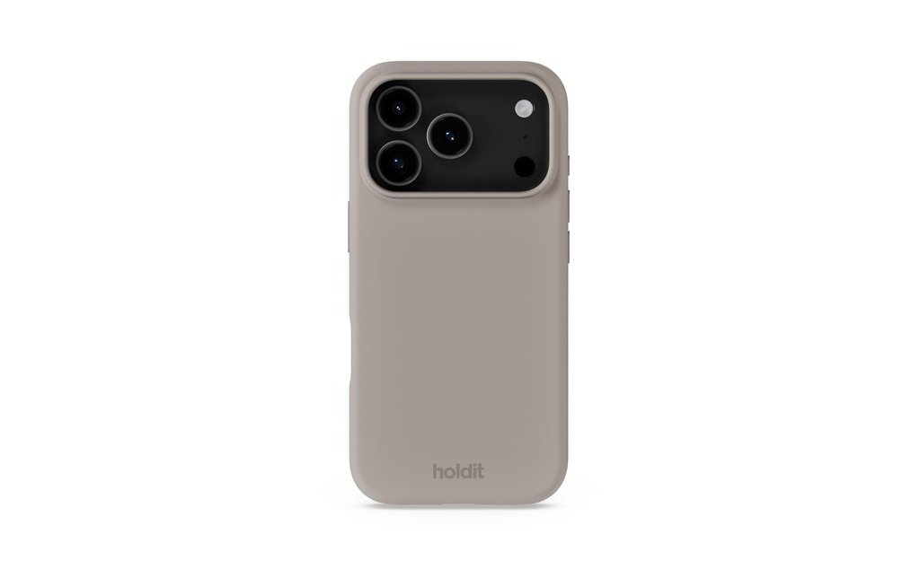 Holdit Coque arrière Silicone iPhone 17 Pro Max Taupe