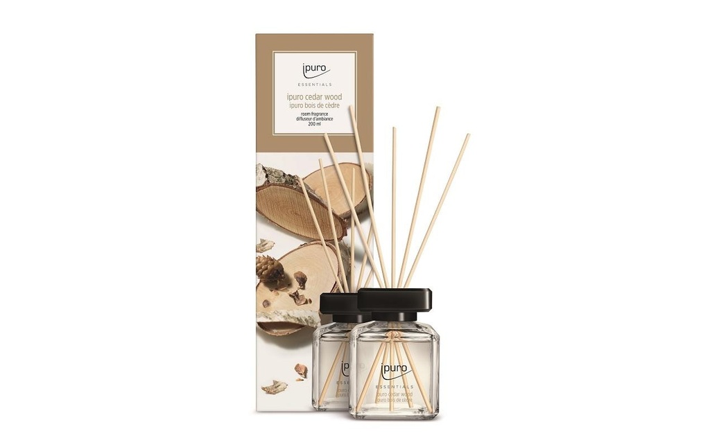ipuro Bâtonnets parfumés Cedar Wood 200 ml 200 ml