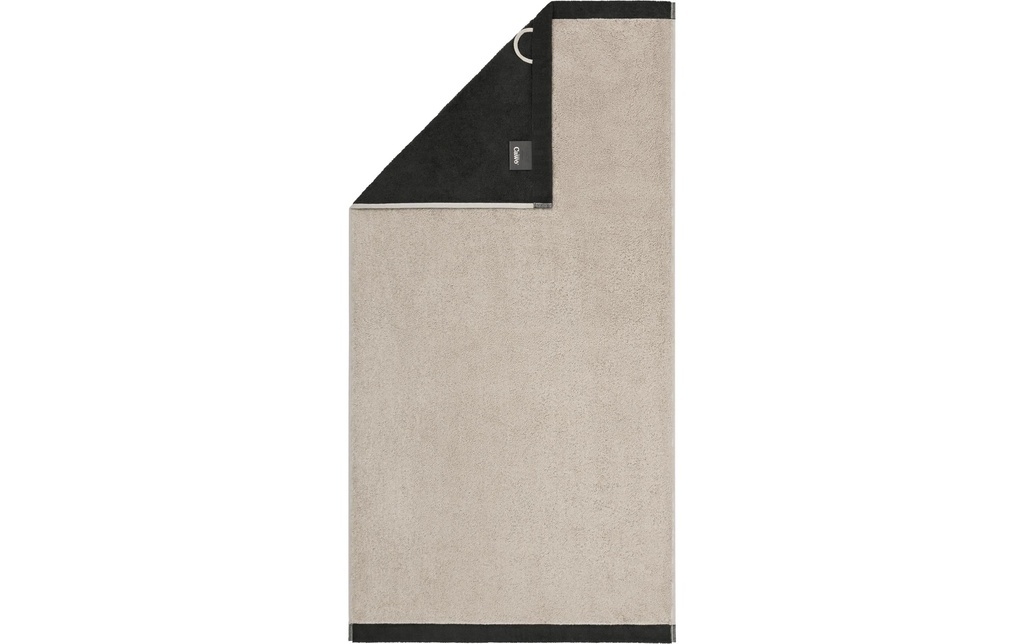 Cawö Serviette de douche Lifestyle Splash 70 x 140 cm, lin/basalte