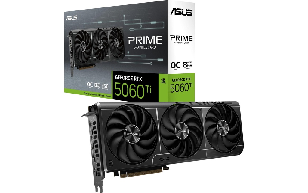 ASUS Carte graphique Prime GeForce RTX 5060 Ti 8 GB OC Edition