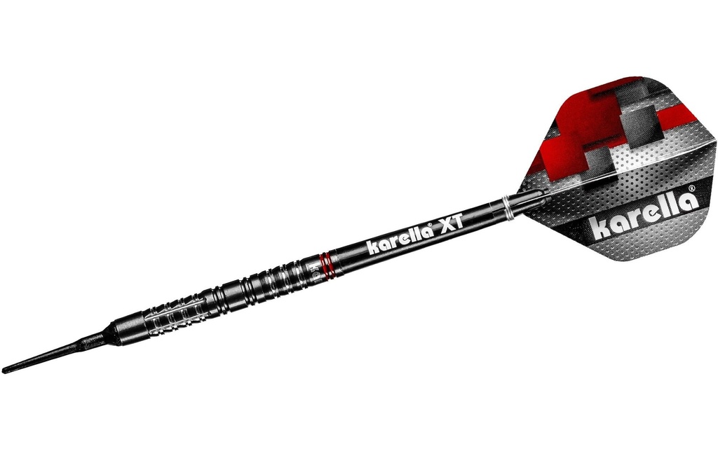 Karella Fléchettes Fléchettes souples SuperDrive 20g, 3 pièces – Noir