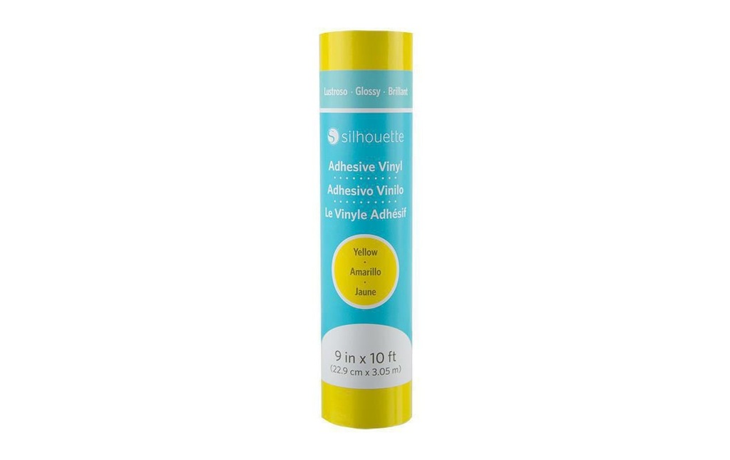 Silhouette Film de vinyle Glossy 22.9 cm Jaune