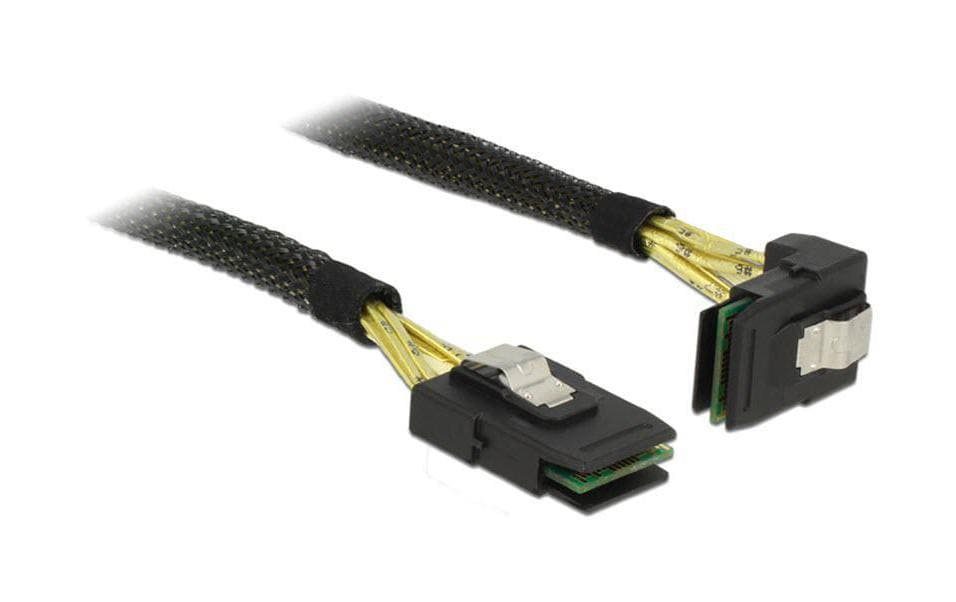 Delock Câble SAS SFF-8087-SFF-8087 coudée, 50 cm