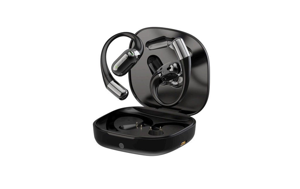 4smarts Écouteurs Bluetooth intra-auriculaires SkyBuds AI Screen, Noir