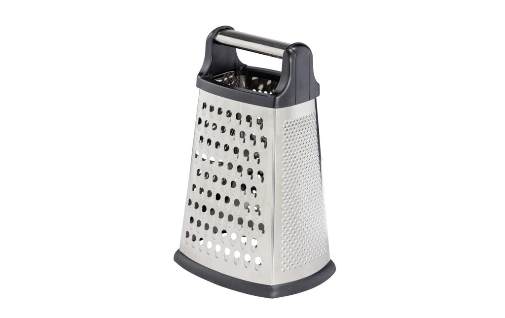 Wenko Râpe carrée en acier inoxydable Noir/Argenté