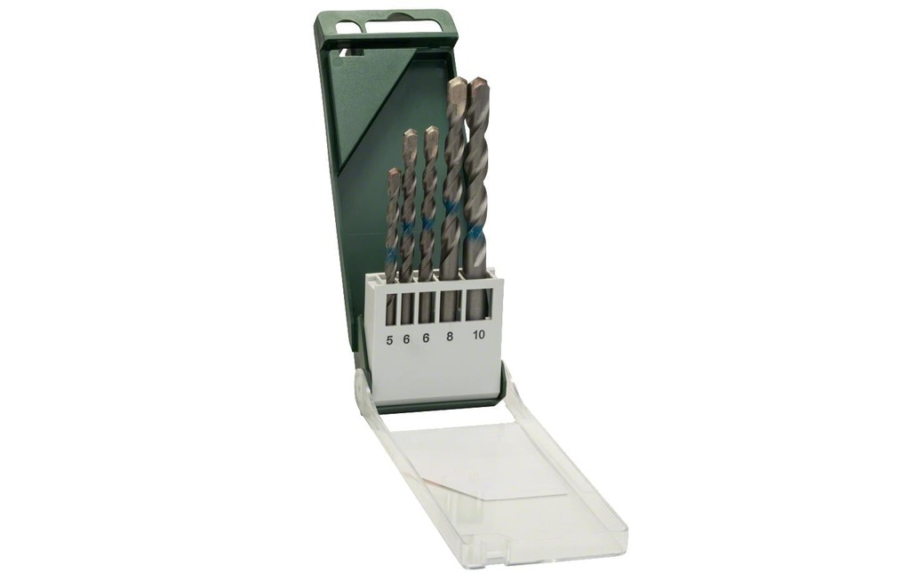 Bosch Kits de forets pour béton 5-10 mm 5-pièces